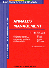 Annales Management BTS Tertiaire