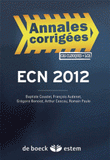 ECN 2012 Annales corrigées. Cas cliniques et LCA