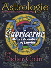 Capricorne du 21 décembre au 19 janvier