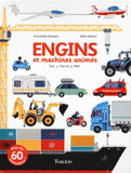 Engins et machines animés. Air, Terre, Mer, Livre animé