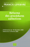 Réforme des procédures collectives