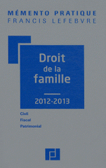 Droit de la famille
édition 2012-2013