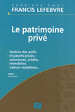 Le patrimoine privé 2012. Tome 1
26e édition