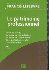 Le patrimoine professionnel. Tome 2
édition 2012