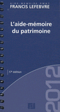 L'aide-mémoire du patrimoine. 2012
17e édition