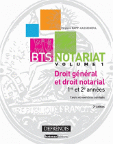 BTS Notariat Droit général et droit notarial. Volume 1
2e édition