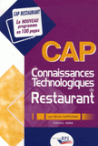 CAP Connaissances Technologiques de Restaurant
édition 2006