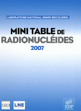 Mini table de radionucléides
édition 2007