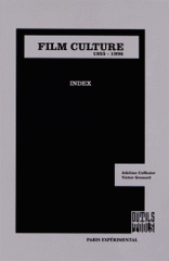 Index de la revue Film Culture