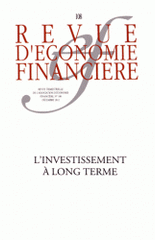 Revue d'économie financière N° 108/2012
L'investissement à long terme