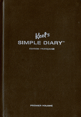 Keel's Simple Diary (Marron). Premier volume