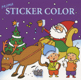Prima sticker color Père Noël