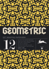 12 gift wrapping paper book Geometric. Volume 16
