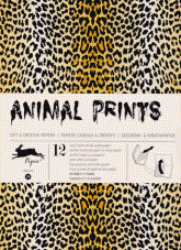 12 gift wrapping paper book Animal Prints. Volume 29