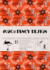 12 gift wrapping paper book 1920s Fancy Design. Volume 34