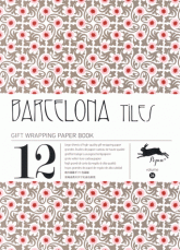 12 gift wrapping paper book Barcelona tiles. Volume 36