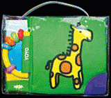 Livret hochet crépitant girafe